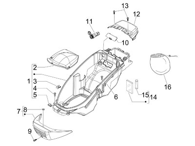 Θήκη κράνους - Βάση σέλας
